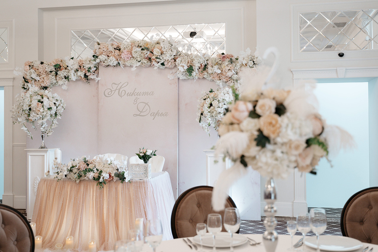 Оформление банкетного зала